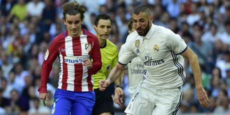 Antoine Griezmann i Karim Benzema (Foto: AFP)