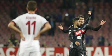 Lorenzo Insigne i Jorginho slave (Foto: AFP)