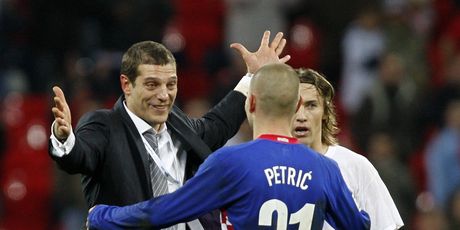 Slaven Bilić i Mladen Petrić (Foto: AFP)