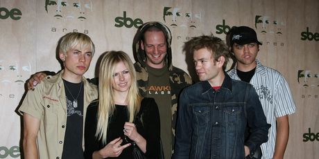 Avril Lavigne i Deryck Whibley (Foto: AFP)