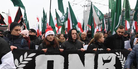 Marš ekstremne desnice u Varšavi (Foto: AFP)