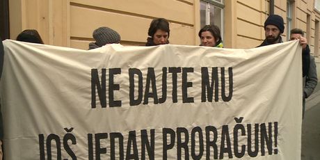 Protest protiv gradonačelnika Bandića (Foto: Dnevnik.hr)