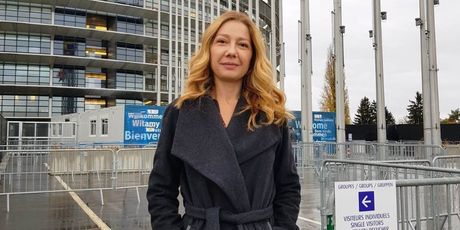 Reporterka Dnevnika Nove TV Katarina Alvir (Dnevnik.hr)