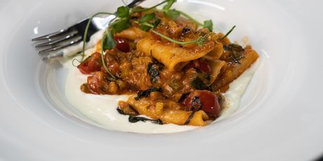 Pasta Paccheri all\'ortolana