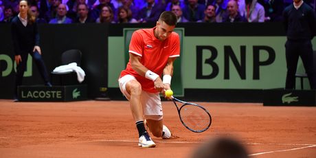 Borna Ćorić protiv Jeremyja Chardyja (Foto: AFP)