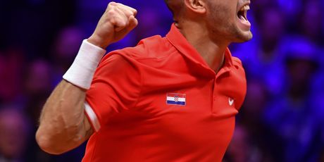 Borna Ćorić slavi pobjedu (Foto: AFP)