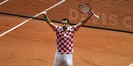 Marin Čilić slavi pobjedu (Foto: AFP)