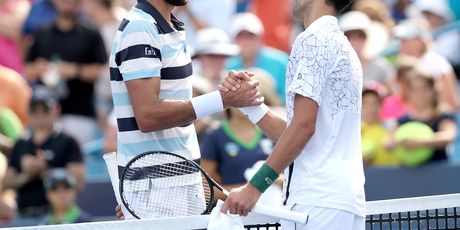 Marin Čilić i Novak Đoković (Foto: AFP)