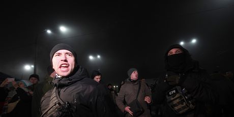 Prosvjedi u Ukrajini zbog incidenta koji je izazvala Rusija (Foto: AFP)