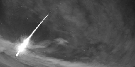 Pad meteora iznad Mosora (Foto: Hrvatski astronomski savez)