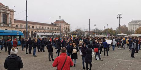 Prosvjed protiv mjera i Stožera u Zagrebu - 3