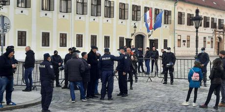 Prosvjed antivaksera u Zagrebu - 2