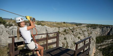 Kanjon Čikole - zipline - 2