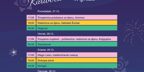 Advent u Karlovcu program za treći tjedan