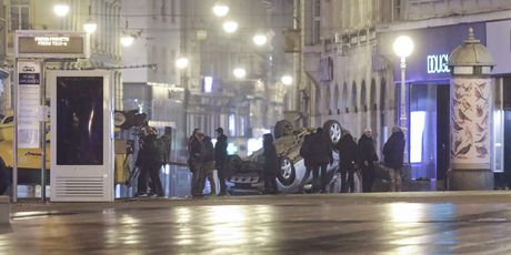 Zagreb: Snimanje filma Canary Black na Trgu bana Josipa Jelačića - 15