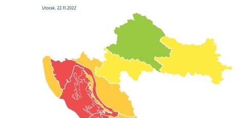 Upozorenje DHMZ-a