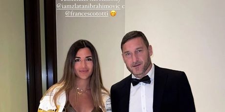 Lina Shokh i Francesco Totti