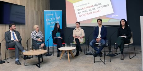Sudionici konferencije „Što mladima treba da budu konkurentniji na tržištu rada?“