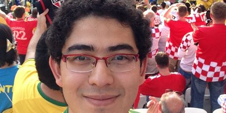 Jonathan Kikudome na utakmice Brazila i Hrvatske 2014. u Sao Paolu