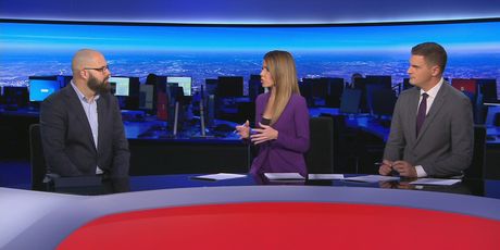 Marko Gulan i voditelji Dnevnika Nove TV - 2