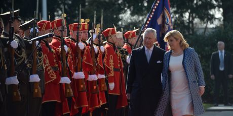 Susret kralja Charlesa i Kolinde Grabar-Kitarović 2016. godine