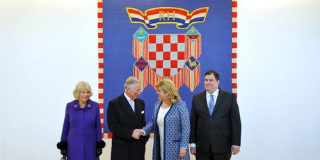 Susret kralja Charlesa i Kolinde Grabar-Kitarović 2016. godine