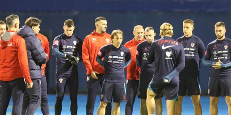 Trening hrvatske nogometne reprezentacije