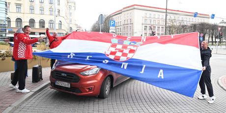 Hrvatski navijači u Rigi