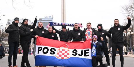 Hrvatski navijači u Rigi