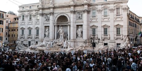 Fontana di Trevi u Rimu, studeni 2024. - 4