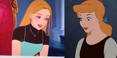 Pepeljuga sada vs. prije