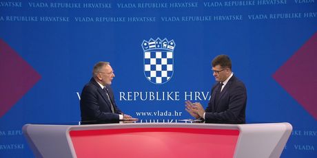 Davor Božinović i Hrvoje Krešić, reporter Dnevnika Nove TV - 2