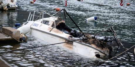 Požar glisera u Omišu - 2