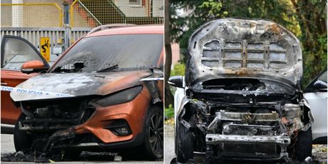 Zapaljena dva auta na Jankomiru