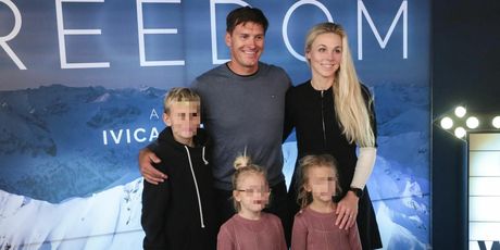 Ivica Kostelić sa suprugom Elin i djecom - 1