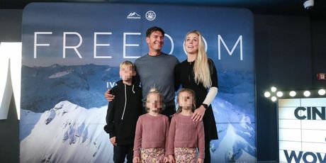 Ivica Kostelić sa suprugom Elin i djecom - 2