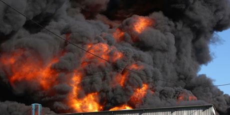 Veliki požar u Svetoj Nedelji