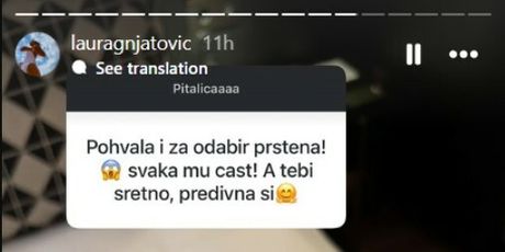 Laura Gnjatović na Instagramu