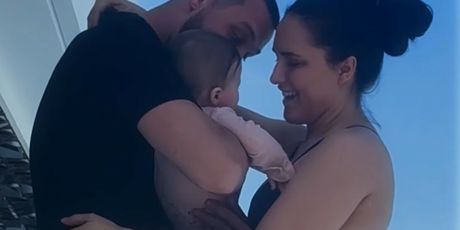 Lana Jurčević s obitelji