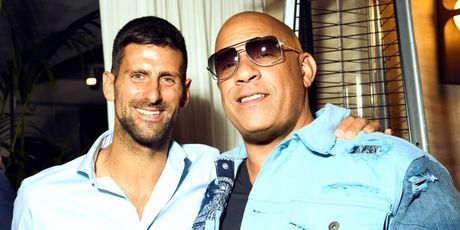 Novak Đoković i Vin Diesel