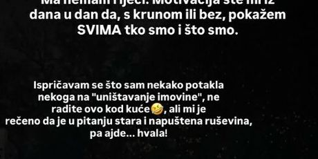 Laura Gnjatović na Instagramu