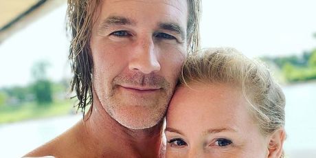 James Van Der Beek sa suprugom - 2