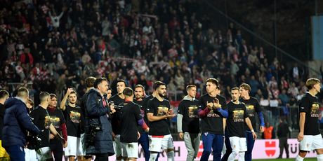 Slavlje hrvatskih reprezentativaca