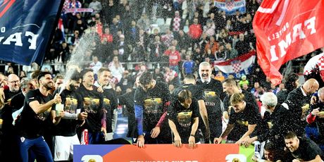 Slavlje hrvatskih reprezentativaca