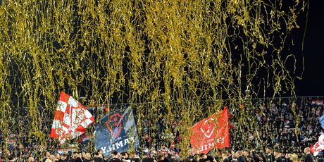 Slavlje hrvatskih reprezentativaca