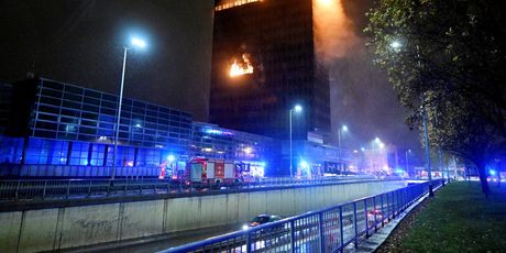 Požar u Vjesnikovom neboderu