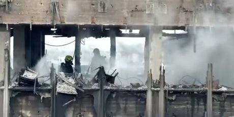 Vjesnikov neboder snimljen dronom