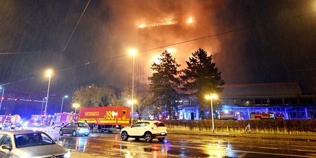 Požar u zgradi Vjesnika