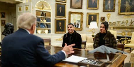 Georgina Rodriguez, Cristiano Ronaldo i Donald Trump - 2