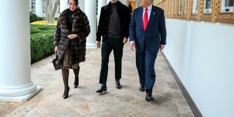Georgina Rodriguez, Cristiano Ronaldo i Donald Trump - 3